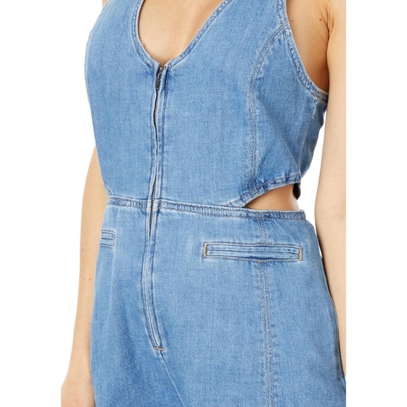 Levi's Denim Rydon Cutout Romper - Picture 3 of 9